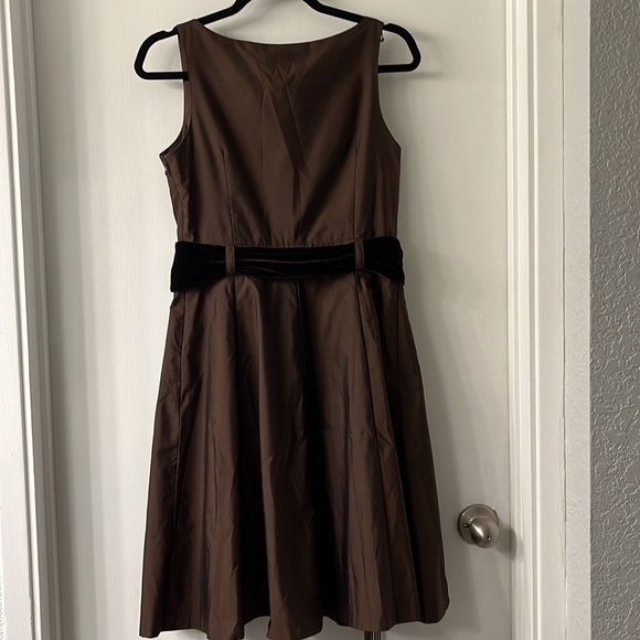 Banana Republic Chocolate Brown Dress with Sash - Picture 11 of 13